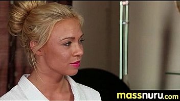 Nuru massage ends with a hot shower fuck 10