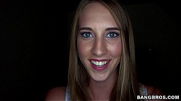 Cute amateur blonde cock sucking