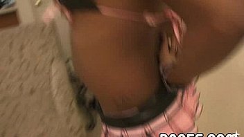 Black bitch tricked into taking a load