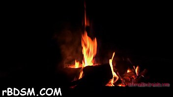 Honey in latex costume gets punished