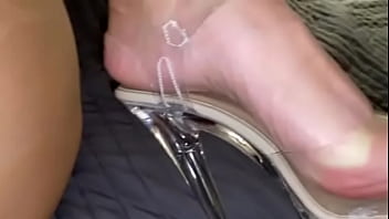 Biancaporcellina's pussy and ass with hot perspex sandals