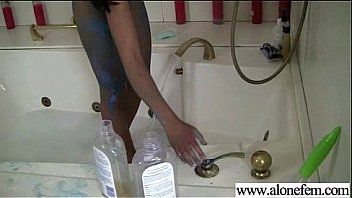 Solo girl get to orgams with all kind of sex toys video 26