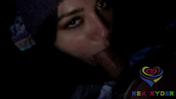 Rex face fucks zoey outdoors