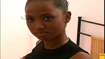 This ebony cutie flashes nice