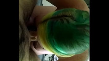 Busty emo sucks big dick