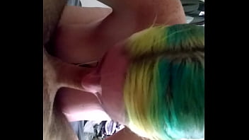 Busty emo sucks big dick