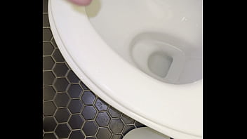 Roomate left her thongs on the bathroom for me to masturbate as soon as i saw them my dick got crazy hard and then i fucked her later