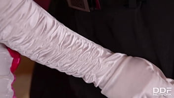 Easter bunny surprise husband bangs his wife in bedroom