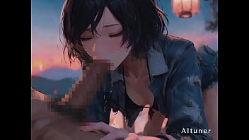 Lantern light on her back; she rides dusk slow—finishing where the mountains turn to night