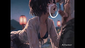 Lantern light on her back; she rides dusk slow—finishing where the mountains turn to night