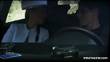 Claudia rossi is so horny she makes her man pull over to fuck her Claudia rossi is so horny she makes her man pull over to fuck her