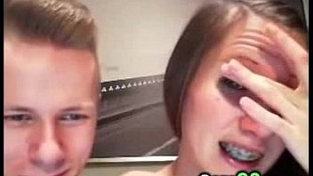 Hot girl with braces ends up facialized camg8