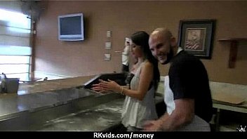 Hot sexy amateur babe needs a lift and takes cash 16