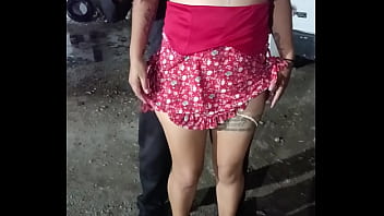 Latina puta se la mama al scream en halloween