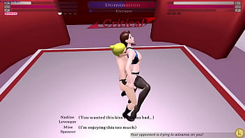 Miss spencer vs nadine kinky fight club sexfight lesbian strap on