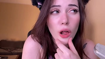 Ball gagged teen is getting super horny