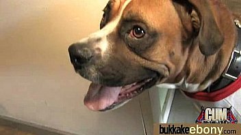 Hot ebony gangbang fun interracial 19