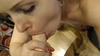 Blonde Girl Sucks On Her Dildo thumbnail