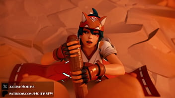 Overwatch kiriko sucks off futa ashe full