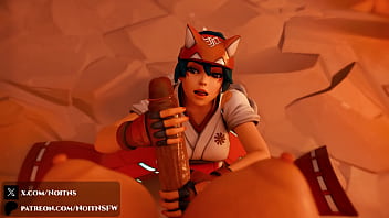 Overwatch kiriko sucks off futa ashe full