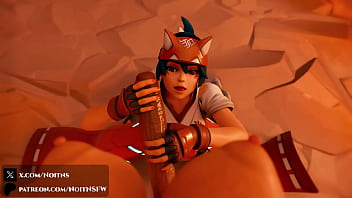 Overwatch kiriko sucks off futa ashe full