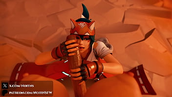 Overwatch kiriko sucks off futa ashe full