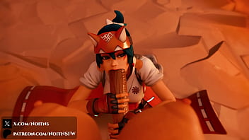 Overwatch kiriko sucks off futa ashe full