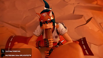 Overwatch kiriko sucks off futa ashe full