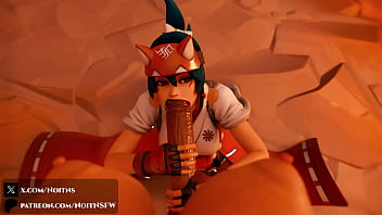 Overwatch kiriko sucks off futa ashe full