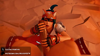 Overwatch kiriko sucks off futa ashe full