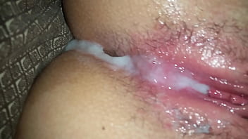 Sexy latina gets blasted with cum