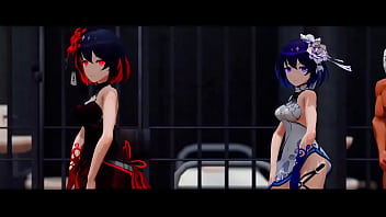 Three slaves enjoy being fucked