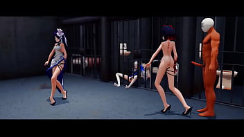 Three slaves enjoy being fucked