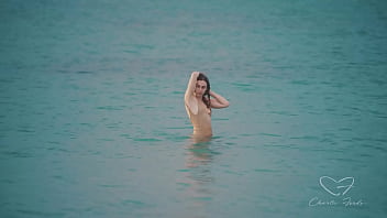 Making out during the beach sunset charlie forde & olive gee make out