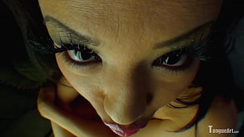 Asian pixie shows curves