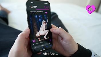 Demon girl came to a virgin guy and take his virginity halloween morning