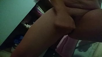 Smashing my dildo in me