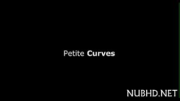 Gal with small tits rides roughly