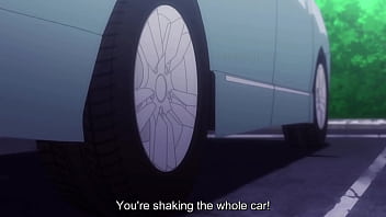 Car shakes with unstoppable lust in the backseat