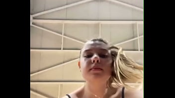 Natural tits bouncing so hot in gym