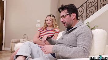 Perverted stepdaddy fucking his stepdaughters big booty