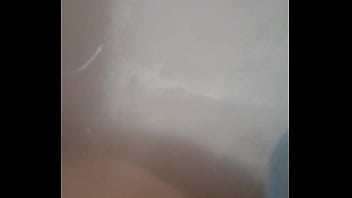 Playing in the tub with my toy