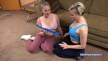 Busty milfs kyla keys and victoria peaks lick their tits and pussies