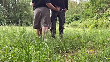 While my mother in law masturbates in nature i'll jerk off too