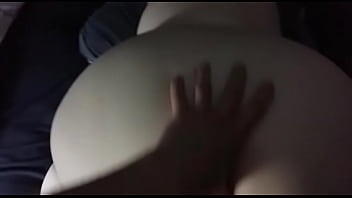 Rabão deslizando no meu pau