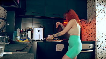 Morning kitchen fuck i take her from behind pre breakfast