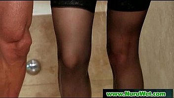 Slippery nuru massage blonde 04