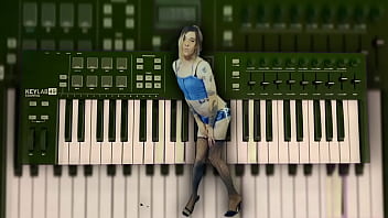 Sexy Cow Girl Gives A Cock Tease Dance thumbnail