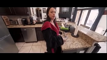 Stepmom nadia and her step son trading chores