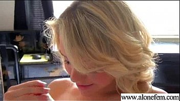 Alone horny girl insert all things in holes video 09